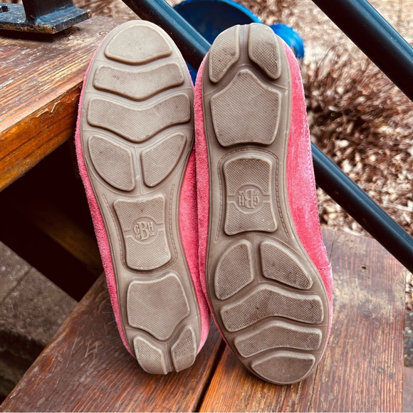 GH BASS & CO CORAL PINK BECKY SUEDE LEATHER LOAFERS SIZE 7  NEW - Picture 10 of 11